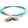 Шнур оптоволоконный OM3 LEGRAND многомодовый LC/LC 2 м цвет морской волны 032616