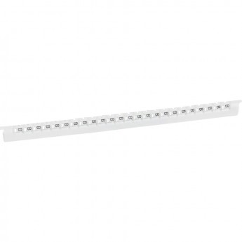 Маркер LEGRAND Memocab ширина 2,3 мм чёрная маркировка на белом фоне заглавная буква B