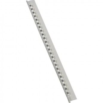 Маркер LEGRAND Memocab ширина 2,3 мм чёрная маркировка на белом фоне заглавная буква H