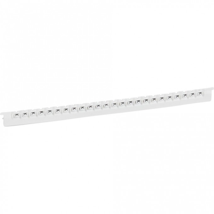 Маркер LEGRAND Memocab ширина 2,3 мм чёрная маркировка на белом фоне заглавная буква K 037836