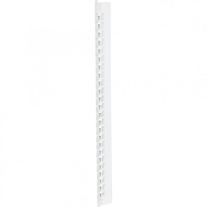 Маркер LEGRAND Memocab ширина 2,3 мм чёрная маркировка на белом фоне заглавная буква T 037845