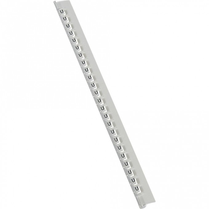 Маркер LEGRAND Memocab ширина 2,3 мм чёрная маркировка на белом фоне заглавная буква U 037846