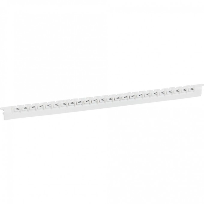 Маркер LEGRAND Memocab ширина 2,3 мм чёрная маркировка на белом фоне заглавная буква V 037847