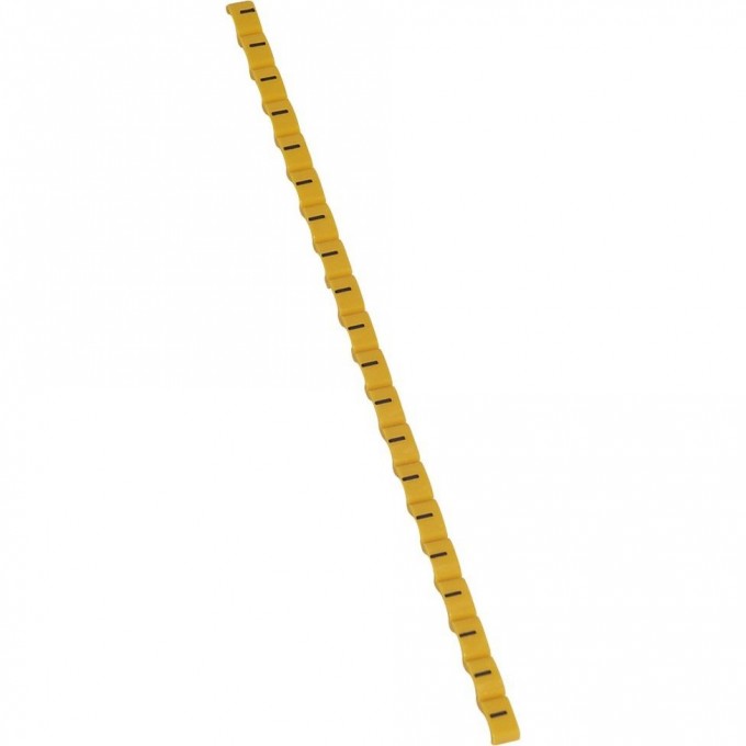 Маркер LEGRAND Duplix чёрная маркировка на желтом фоне условное обозначение минус 038443