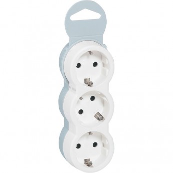 Многорозеточный блок LEGRAND 3 x 2К+3 серия Элиум с кронштейном для крепления к стене 16 А гориз. подключение белый