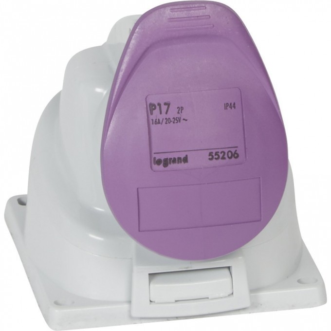 Накладная розетка LEGRAND P17 Tempra Pro IP 44 20/25 В 16 A 2K 055206