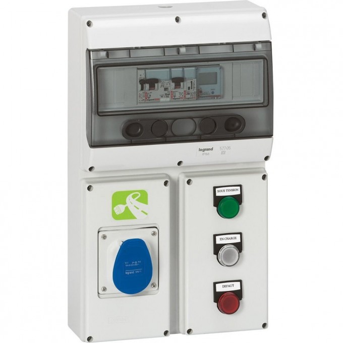 Основание LEGRAND P17 Tempra Pro для лицевых панелей 220x125 рейка 12 модулей (4 розетки 16 A) 057705