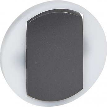 Лицевая панель LEGRAND Celiane выключатель/переключатель Кат. № 0 670 01/02/31/32 с контурной подсветкой графит Лицевая панель LEGRAND Celiane выключатель/переключатель Кат. № 0 670 01/02/31/32 с контурной подсветкой графит