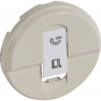 Лицевая панель LEGRAND Celiane розетки RJ 45 Кат. № 0 673 44/45 слоновая кость