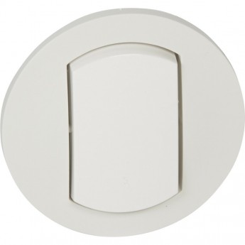 Лицевая панель LEGRAND Celiane для одноклавишного переключателя на 2 направления Кат. № 0 670 01 IP 44 белый Лицевая панель LEGRAND Celiane для одноклавишного переключателя на 2 направления Кат. № 0 670 01 IP 44 белый