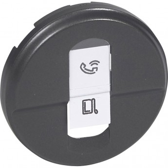 Лицевая панель LEGRAND Celiane розетка RJ 45 UTP/FTP Кат. № 0 673 44/45 графит