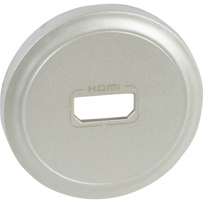 Лицевая панель LEGRAND Celiane розетка аудио/видео HDMI Кат. № 0 673 17/77 титан 068516