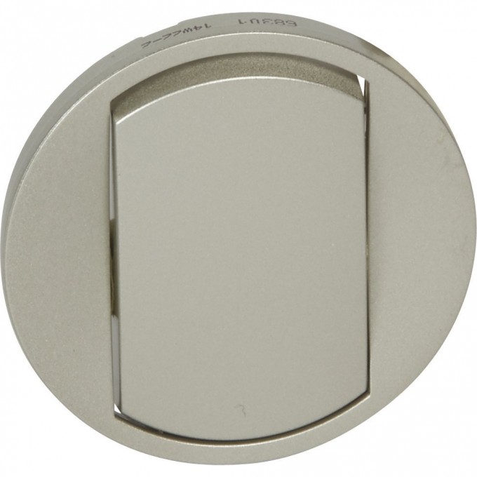 Лицевая панель LEGRAND Celiane выключатель 1-полюсный / переключатель Кат. № 0 670 01/02/05/31/32 титан 068301