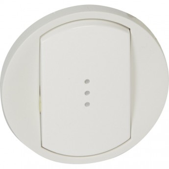 Лицевая панель LEGRAND Celiane выключатель/переключатель Кат. № 0 670 01/02/31/32 с подсветкой белый Лицевая панель LEGRAND Celiane выключатель/переключатель Кат. № 0 670 01/02/31/32 с подсветкой белый