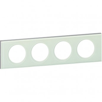 Рамка LEGRAND Celiane 4 поста смальта белая глина