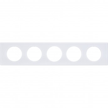 Рамка LEGRAND Celiane 5 постов смальта белая глина