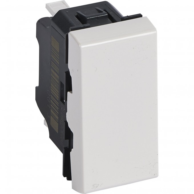 Кнопочный выключатель LEGRAND Mosaic 1 модуль 6 A белый 077030