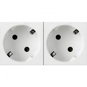 Розетка LEGRAND 2 x 2К+3 под углом 45° Программа Mosaic стандартная белая Розетка LEGRAND 2 x 2К+3 под углом 45° Программа Mosaic стандартная белая