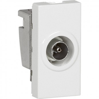 Розетка LEGRAND Mosaic TV топология «Звезда» Программа диаметр 9,52 мм 1 модуль белый Розетка LEGRAND Mosaic TV топология «Звезда» Программа диаметр 9,52 мм 1 модуль белый