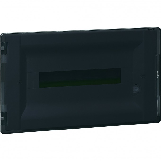 Распределительный щиток LEGRAND Practibox³ скрытого монтажа IP 40 IK 07 1 рейка 18 модулей с клеммниками заземления и нейтрали прозрачная дверь 401756