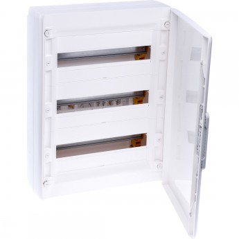 Распределительный щиток LEGRAND XL3 125 - с белой дверью - 3 ряда - 54 модуля - 600х450х128 мм, белый Распределительный щиток LEGRAND XL3 125 - с белой дверью - 3 ряда - 54 модуля - 600х450х128 мм, белый