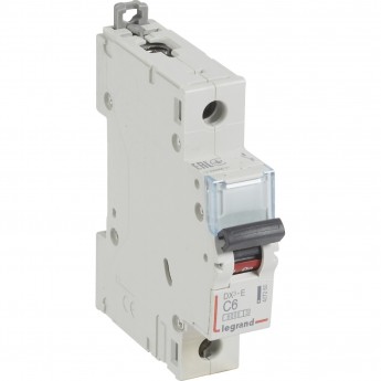 Автоматический выключатель LEGRAND DX³-E 6000 6 кА тип C 1П 230/400 В 6А 1 модуль белый Автоматический выключатель LEGRAND DX³-E 6000 6 кА тип C 1П 230/400 В 6А 1 модуль белый