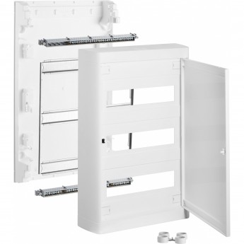 Накладной распределительный щит LEGRAND Nedbox с белой дверью 3 рейки х 12 (+1) модулей Накладной распределительный щит LEGRAND Nedbox с белой дверью 3 рейки х 12 (+1) модулей