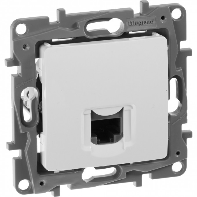 Информационная розетка LEGRAND Etika категория 5 UTP белый 672241