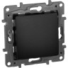 Выключатель LEGRAND Etika Plus без фиксации (кнопка) с Н.О./Н.З. контактом 6 A 250 В антрацит 672614