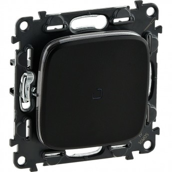 Переключатель LEGRAND Valena ALLURE 10АХ 250В с подсветкой с лицевой панелью безвинтовые зажимы антрацит Переключатель LEGRAND Valena ALLURE 10АХ 250В с подсветкой с лицевой панелью безвинтовые зажимы антрацит