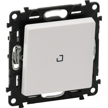 Переключатель LEGRAND Valena LIFE 10АХ 250В с подсветкой с лицевой панелью безвинтовые зажимы белый