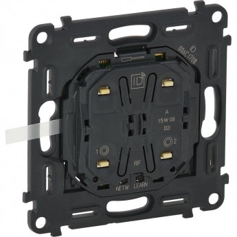 Радиоуправляющее устройство LEGRAND Valena IN'MATIC MyHome Play Zigbee двухклавишное для управления освещением On/Off