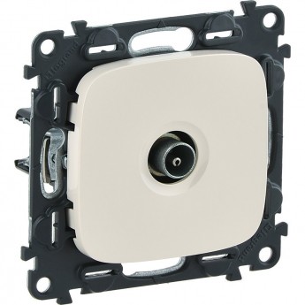 Розетка LEGRAND Valena ALLURE ТВ c топологией "звезда" 0-2400 МГц с лицевой панелью слоновая кость
