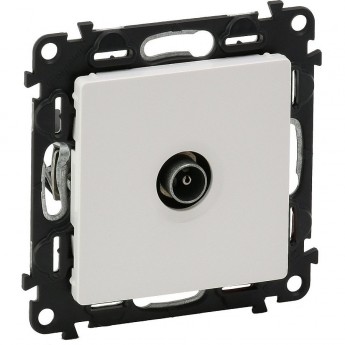 Розетка LEGRAND Valena LIFE ТВ оконечная 10дБ 0-862 МГц с лицевой панелью белый