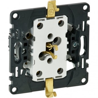 Силовая розетка LEGRAND Valena IN'MATIC двойная 2х2К+З 16А 250В безвинтовые зажимы