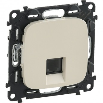 Телефонная розетка LEGRAND Valena ALLURE RJ11 одиночная с лицевой панелью слоновая кость