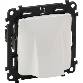 Вывод кабеля LEGRAND Valena LIFE с лицевой панелью без клемм белый