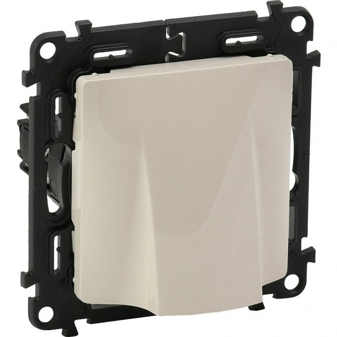 Вывод кабеля LEGRAND Valena LIFE с лицевой панелью без клемм слоновая кость 753534