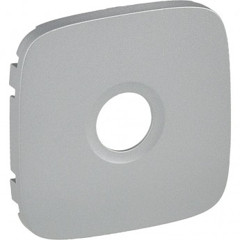 Лицевая панель LEGRAND Valena ALLURE для розеток ТВ алюминий Лицевая панель LEGRAND Valena ALLURE для розеток ТВ алюминий