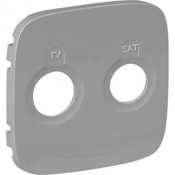 Лицевая панель LEGRAND Valena ALLURE для розеток TV-SAT алюминий Лицевая панель LEGRAND Valena ALLURE для розеток TV-SAT алюминий