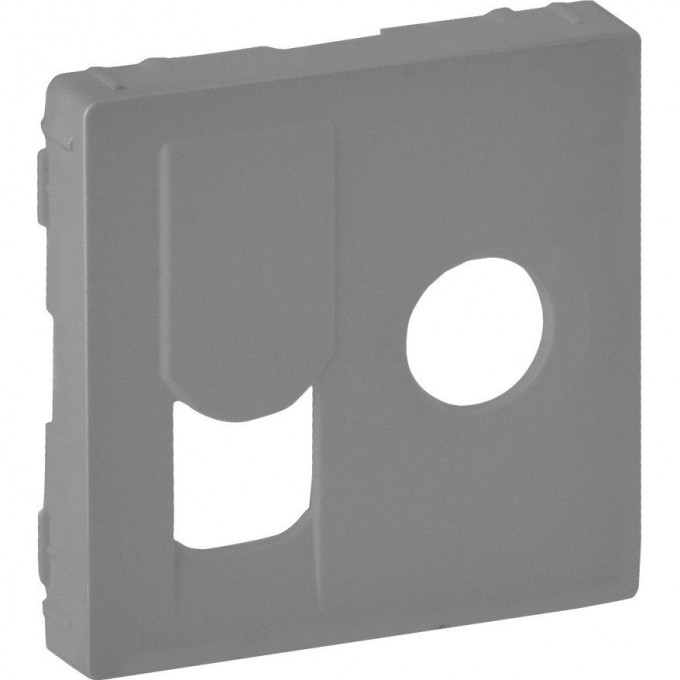 Лицевая панель LEGRAND Valena LIFE для розетки TV-RJ45 алюминий 754832