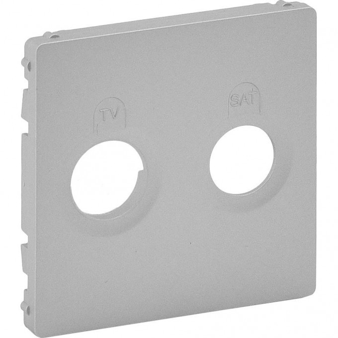 Лицевая панель LEGRAND Valena LIFE для розеток TV-SAT алюминий 754822
