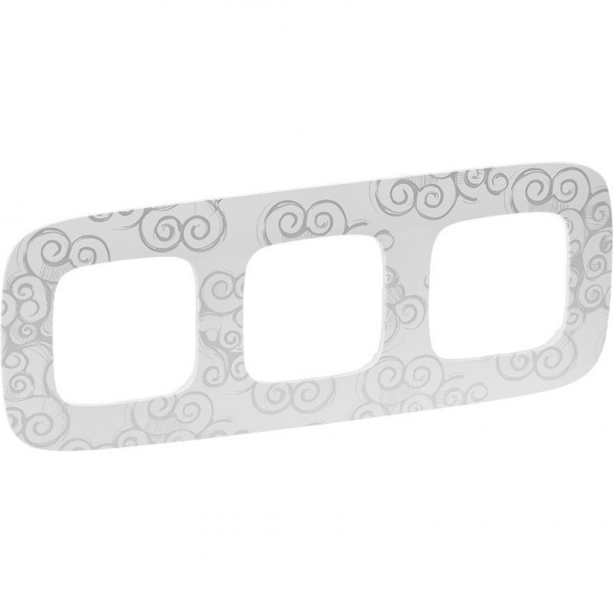 Рамка LEGRAND Valena ALLURE 3-постовая универсальная хром 754343