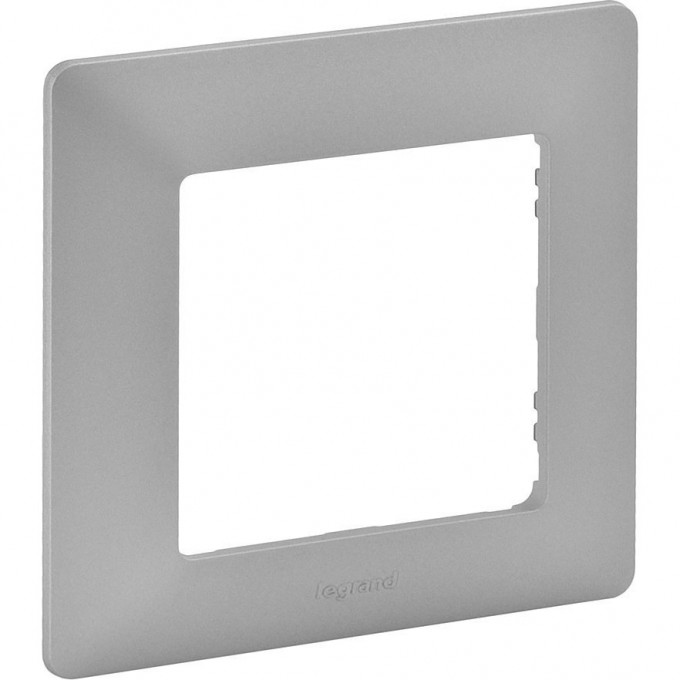 Рамка LEGRAND Valena LIFE "Алюминий", 1-постовая универсальная, белая 754137