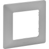 Рамка LEGRAND Valena LIFE "Алюминий", 1-постовая универсальная, белая 754137