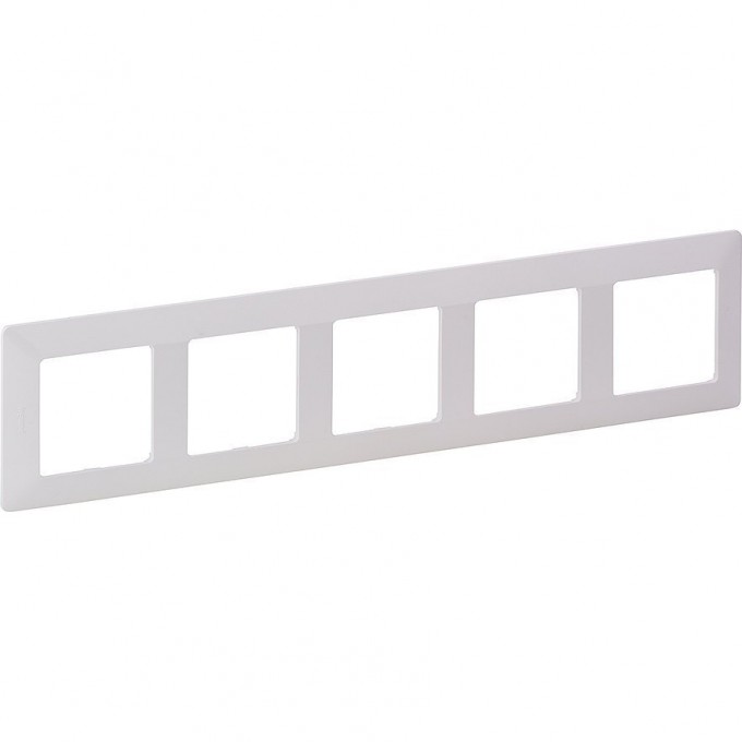 Рамка LEGRAND Valena LIFE "Белая", 5-постовая универсальная, белая 754005
