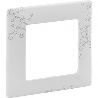 Рамка LEGRAND Valena LIFE "Эл Грей", 1-постовая универсальная, белый Рамка LEGRAND Valena LIFE "Эл Грей", 1-постовая универсальная, белый