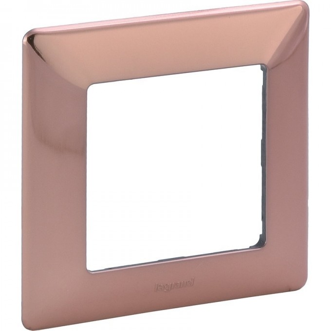 Рамка LEGRAND Valena LIFE "Медь", 1-постовая универсальная, красный 754161