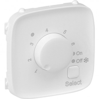 Лицевая панель LEGRAND Valena ALLURE для термостата для теплых полов белая Лицевая панель LEGRAND Valena ALLURE для термостата для теплых полов белая