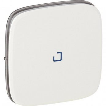 Лицевая панель LEGRAND Valena ALLURE для выключателя одноклавишного с подсветкой/индикацией белая